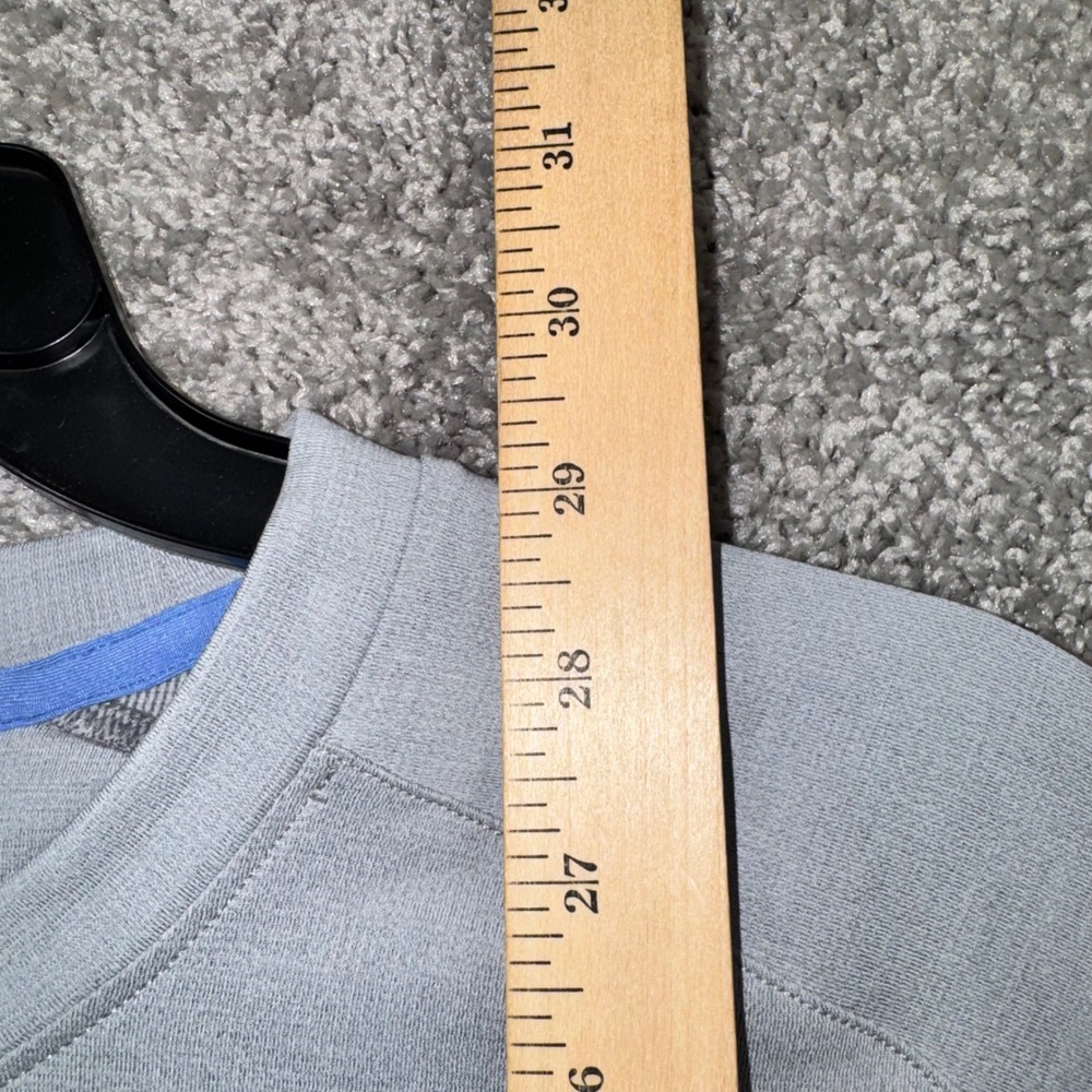 Peter Millar Cradle Performance Crewneck Mens Stretch Gale Gray XL NEW - Picture 8 of 9